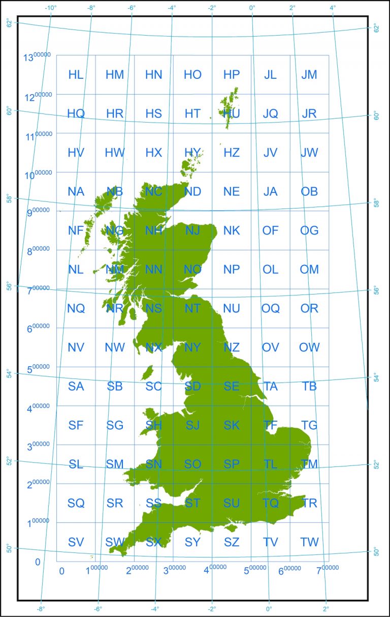 Magnetic north, true north and grid north align over Great Britain for the first time in history
