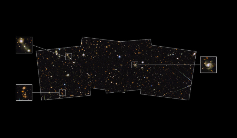 Webb Medium-deep Field View Of The North Ecliptic Pole