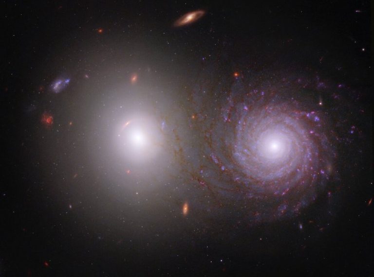 Galaxy Pair VV 191 – Webb And Hubble Composite Image