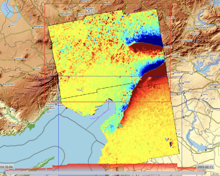 ESA Satellites Support Impact Assessment After Türkiye–Syria Earthquakes