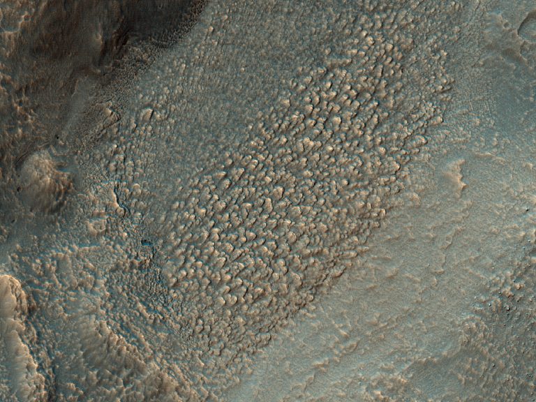 Channels In Nereidum Montes On Mars